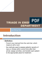 Triage in Emergency Department