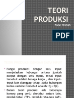 Teori Produksi