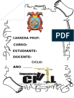 Estudiante: Curso:: Carrera Prof