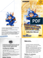 Rocket Knight Adventures - 1993 - Konami PDF