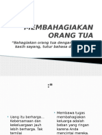 Anjuran Membahagiakan Orang Tua