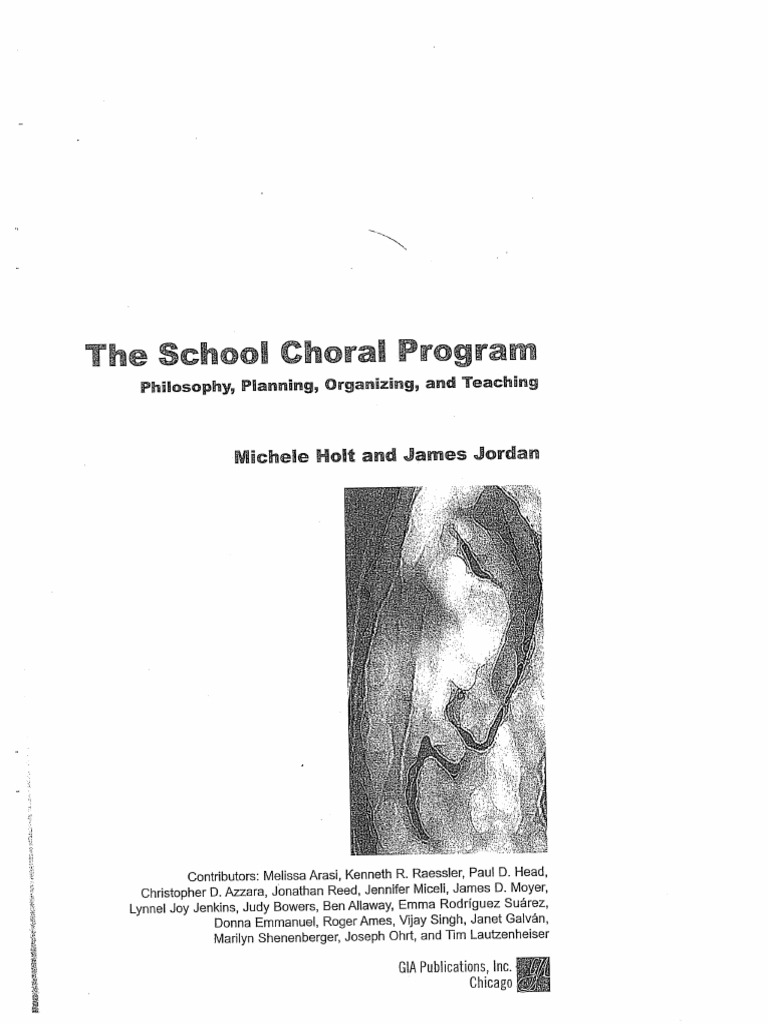 Seating The Choir For Choral Blend (James Jordan) PDF