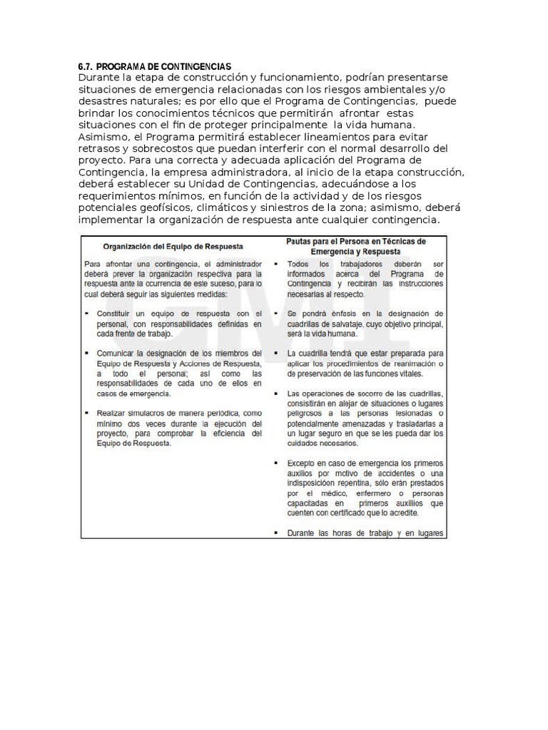 Ejemplo Plan de Contingencia 2 Hospital Primeros