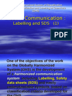 GHS Hazard Comm Labeling & SDS - 1