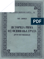 Istorija Rima Od Osnutka Grada, Drugo Petoknjižje - Tit Livije