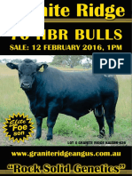 Granite Ridge Angus 2016 Bull Sale Catalogue