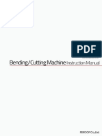 FEROOF - Bending - Cutting Machine Instruction Manual