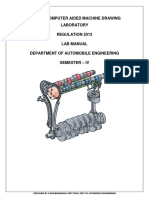 PR6412 Computer Aided Machine Drawing Lab Manual