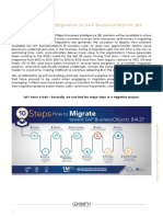 Optimize Your Migration To SAP BusinessObjects BI4