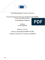 Pentru Moldova in Cadrul Instrumentului European Pentru Democratie Si Drepturile Omului