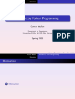 Fortran Intro