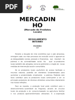 Regulamento Mercadinho Aprovado 30 Junho 2015