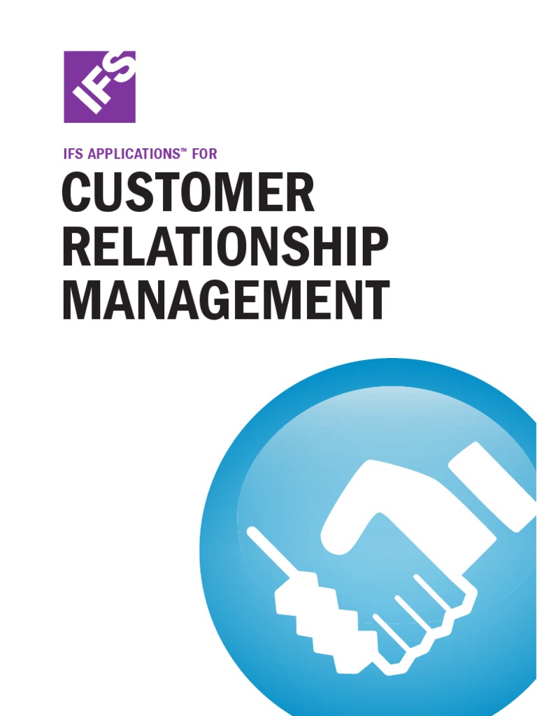 IFS CRM Customer Relationship Management Business Process