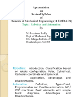 EME14 Revised Syllabus Presentation on Robotics and Automation