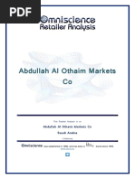 Abdullah Al Othaim Markets Co Saudi Arabia