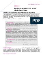 Clinical Factors in Patients With Ischemic Versus