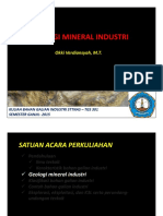 01. Geologi Mineral Industri