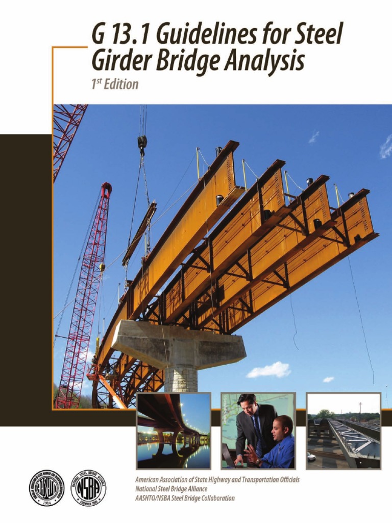 Guidelines For Steel Girder Bridge Analysis Beam Structure 