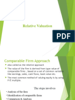 Relative Valuation SESSION2