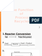 The Function of Process Recycles