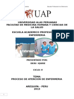 proceso de atencion de enfermeria