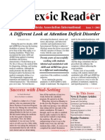 The Dyslexic Reader 2001 - Issue 25