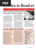 Download The Dyslexic Reader 2003 - Issue 33 by Davis Dyslexia Association International SN2938104 doc pdf