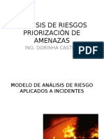 Análisis de Riesgos Pr iorización de Amenazas