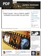 Sheet Music_ the Ultimate James Horner Film Score Collection  James Horner