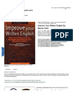 Improve Your Written English by Marion Field - The CSS Point