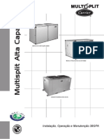 Instalação, operação e manutenção de sistema multisplit de alta capacidade