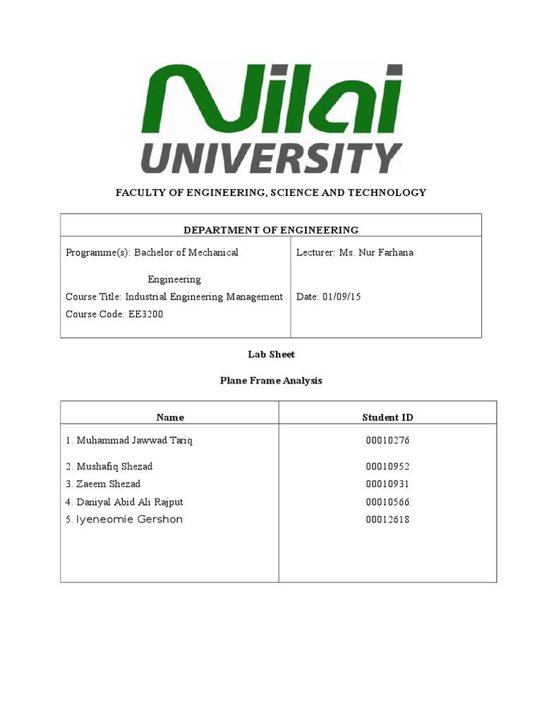 Faculty of Engineering, Science and Technology | PDF | Computers ...