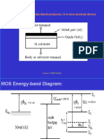 MOS Structure:: MOS Stands For Metal-Oxide-Semiconductor. It Is Two-Terminal Device