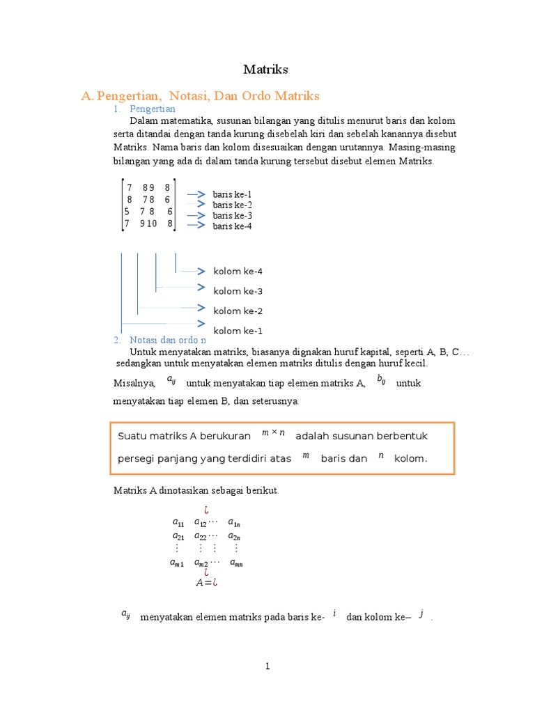Matriks | PDF