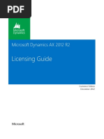 Microsoft Dynamics AX 2012 R2 Licensing Guide-Customer EditionDec2012 PDF