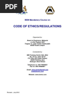 BEM Code of Ethics & Regulations PDF