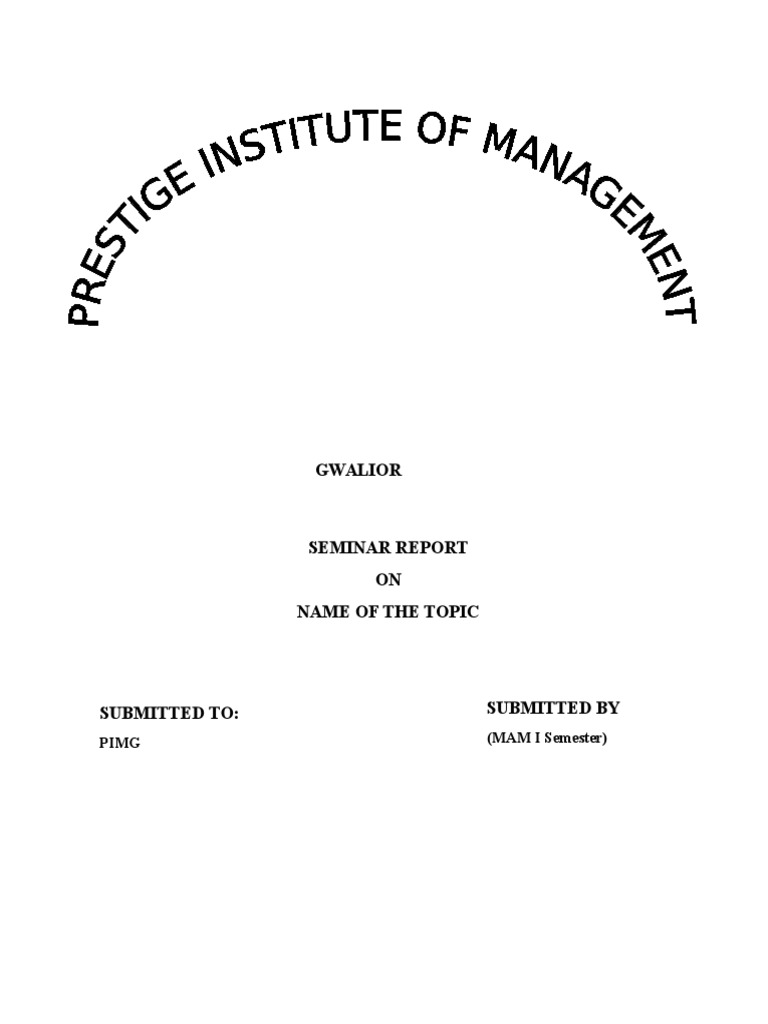 Seminar File Format | PDF