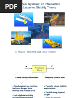 Nonlinear Systems: An Introduction To Lyapunov Stability Theory