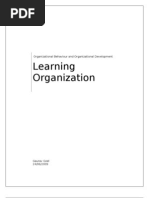 Learning Organization For Shell