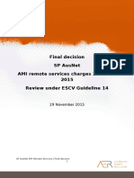 AER Final Decision – SP AusNet AMI Remote Service Charges 2014–15 – 2 December 2013