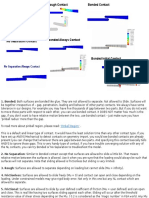 ANSYS Contacts