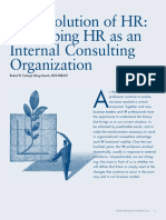 History of HR 