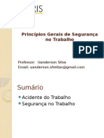 Princípios Gerais de Segurança No Trabalho