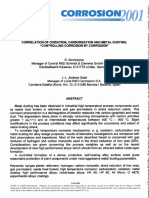 Correlation of Oxidation Carburization and Metal Dusting Controlling Corrosion by Corrosion (51300-01374-Sg)