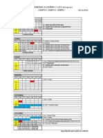 Calendário Acadêmico 2015 Aprovado 25 - 11