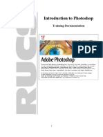 Introduction To Photoshop: Training Documentation