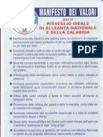 MANIFESTO VALORI