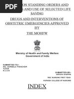 Download Seminar on Standing Orders and Protocols and Use of Selected Life Saving by varshasharma05 SN293856214 doc pdf