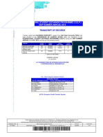 Isep Transcript