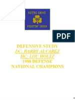 1988 Notre Dame Defense - Lou Holtz